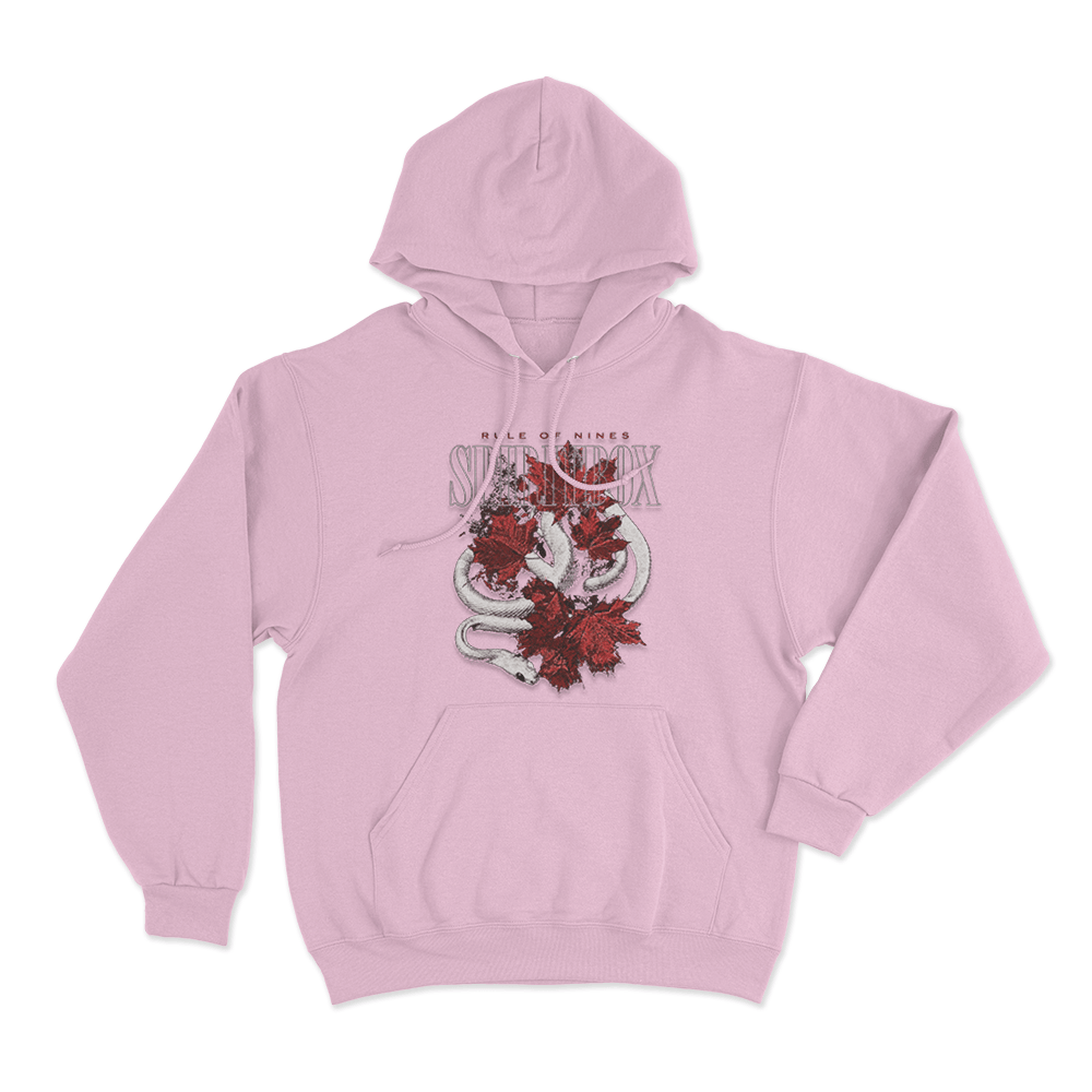 Rule Of Nines Unisex Hoodie Pink Rule Of Nines Unisex Hoodie Pink