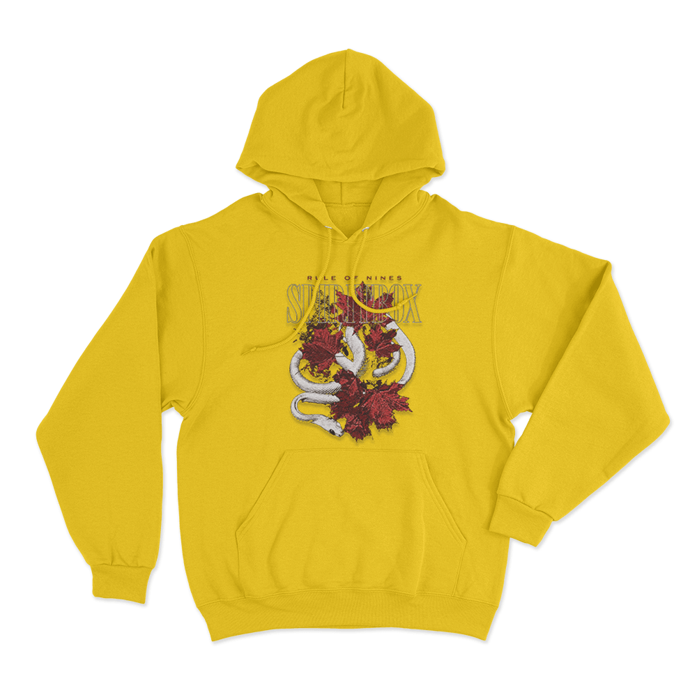 Rule Of Nines Unisex Hoodie Yellow Rule Of Nines Unisex Hoodie Yellow