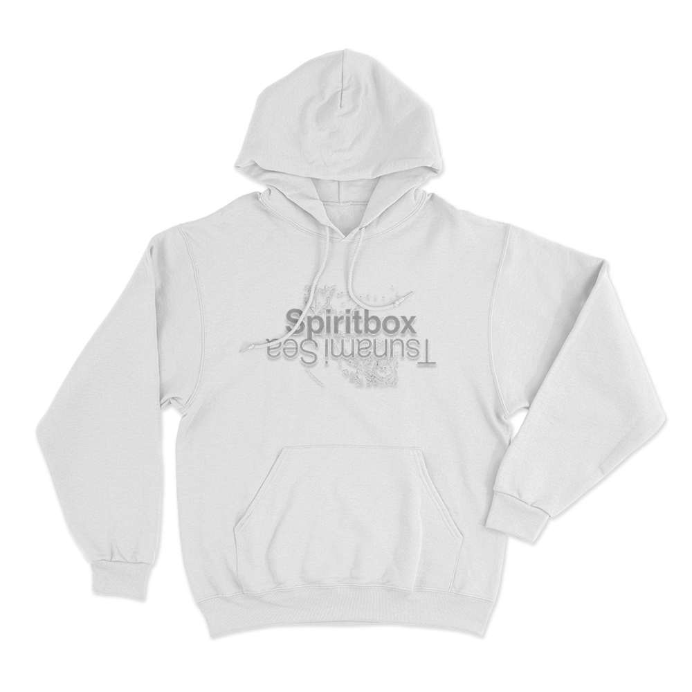 Spiritbox Tsunami Sea Unisex Hoodie White Spiritbox Tsunami Sea Unisex Hoodie White